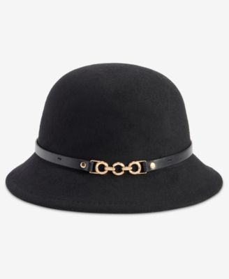 I.N.C. International Concepts Horsebit Felt Cloche Hat, Macy's Exclusive