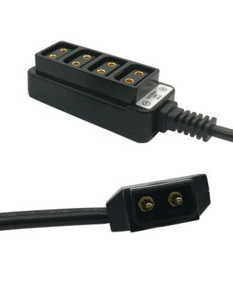 Andycine D-Tap Male to 4-Ports D-Tap Female Straight Splitter Cable for Canon EOS