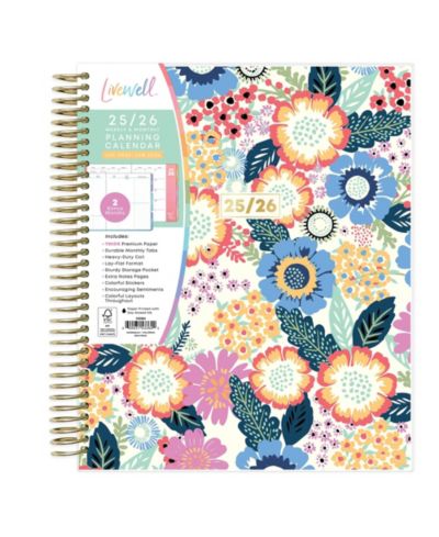 GNUADZ Academic Planner July-June Wirebound Stickers