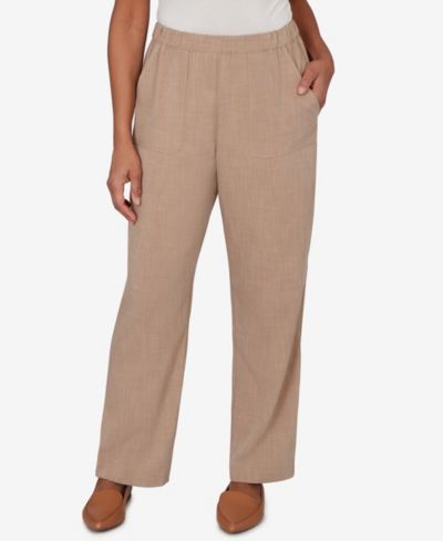 Брюки Alfred Dunner Petite Grand Bazaar Textured Pull-On