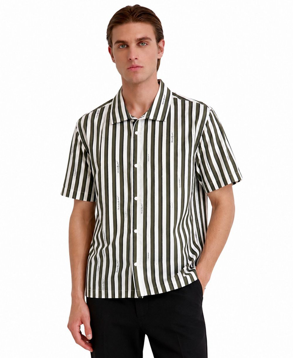Рубашка KARL LAGERFELD PARIS Men's Cotton Stripe