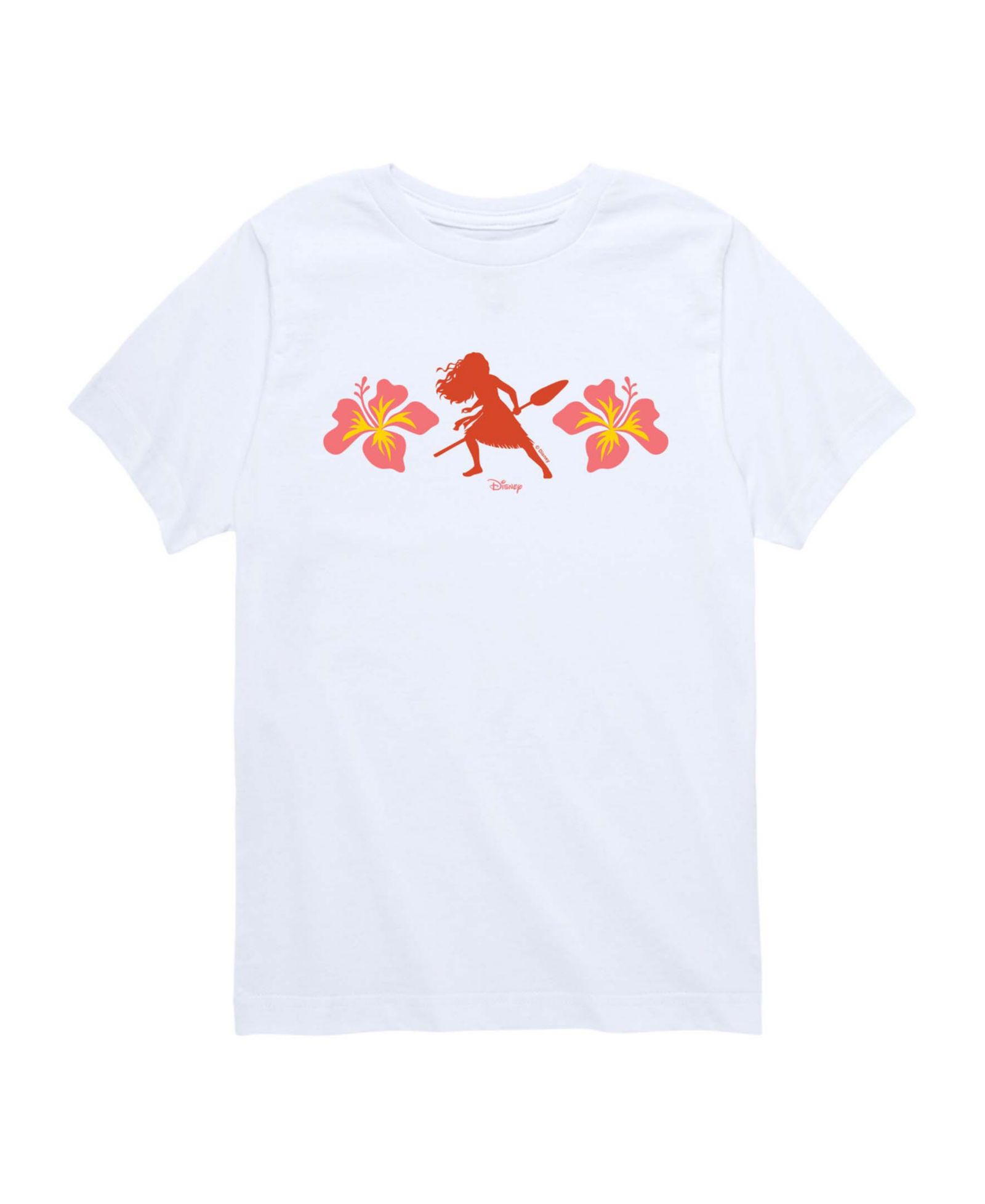 Moana Boys' 8-20 Live Action Montanui Hibiscus Floral Short-Sleeve T-Shirt