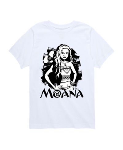 Детская футболка Moana с принтом Ink Splatter и коротким рукавом