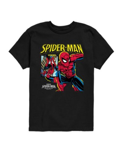 Детская футболка Marvel Boys' 8-20 Brand New Day Spider-Man Comic Cover Short-Sleeve