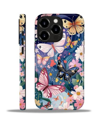 Чехол для iPhone 14 Pro Gonez 2-in-1 Dual-Layer Shockproof, с цветочным принтом