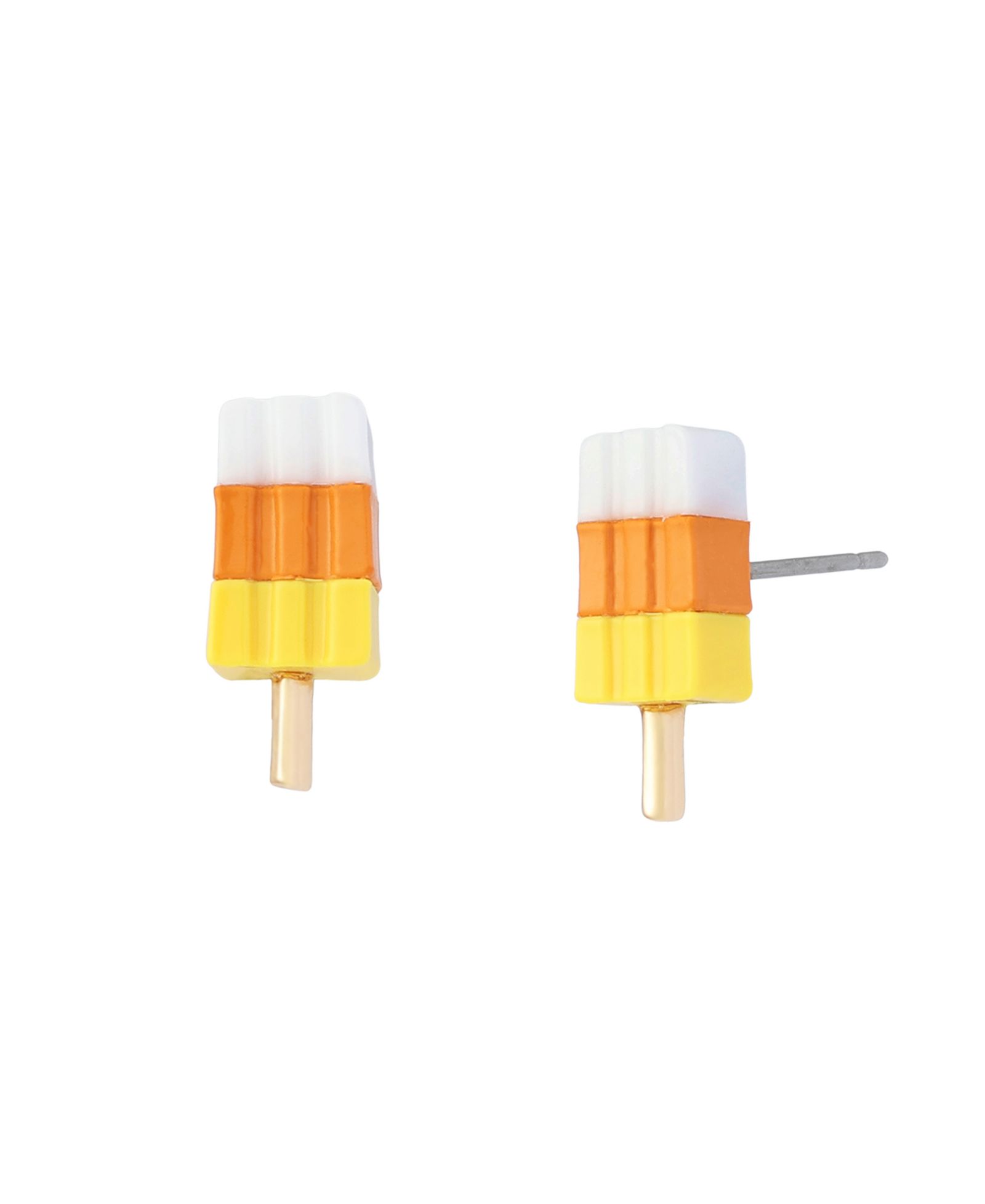Серьги-гвоздики Betsey Johnson Orange Spooky Summer Popsicle