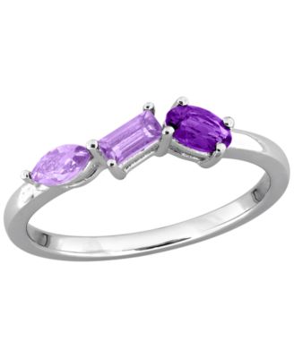 Macy's Amethyst (5/8 ct. t.w.) Ring in Sterling Silver (Also Available in Blue Topaz, Rhodolite)