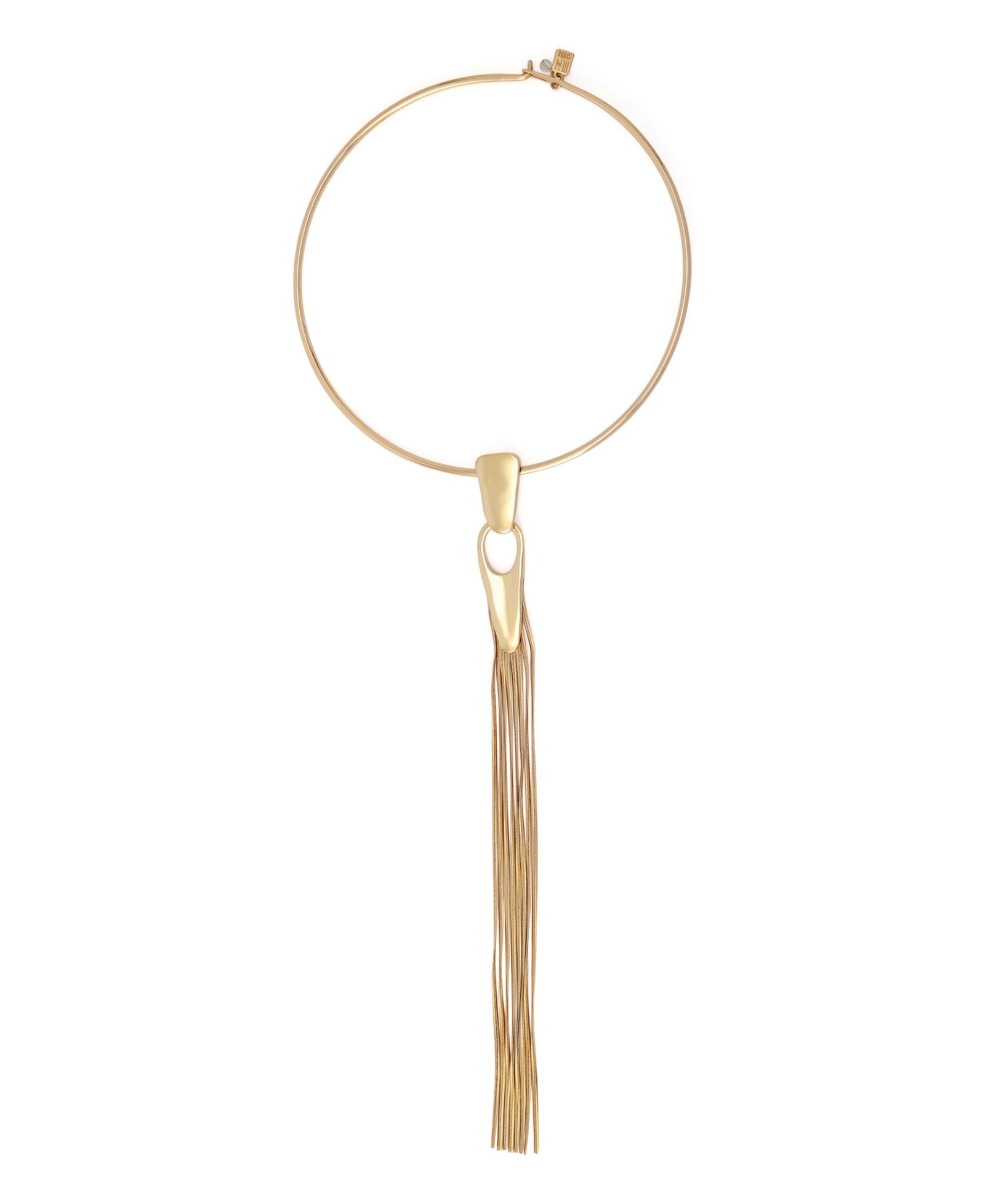 Robert Lee Morris Soho Gold Fringe Wire Collar Necklace