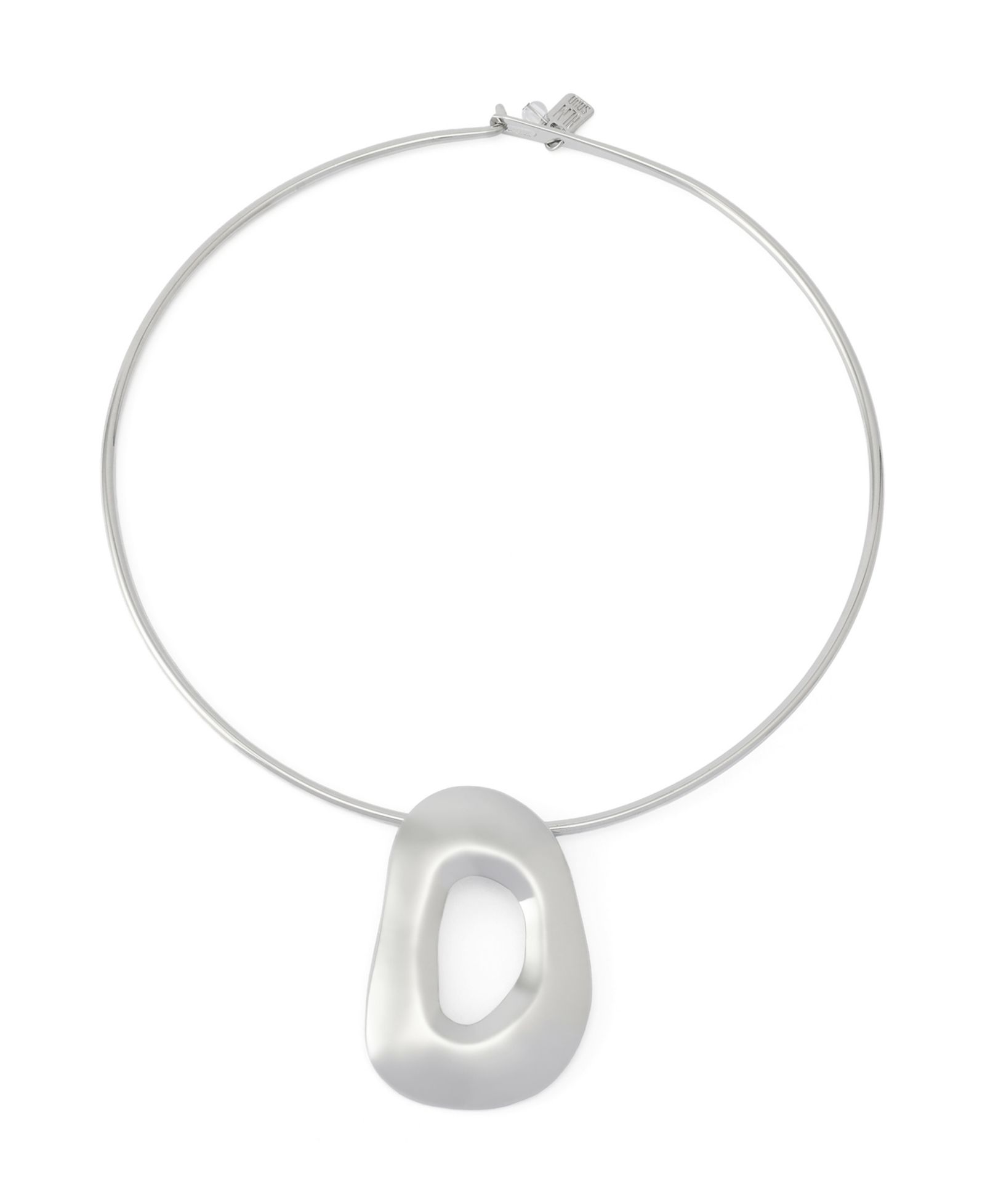 Robert Lee Morris Soho Ожерелье-чокер с подвеской Rhodium Sculpted Link