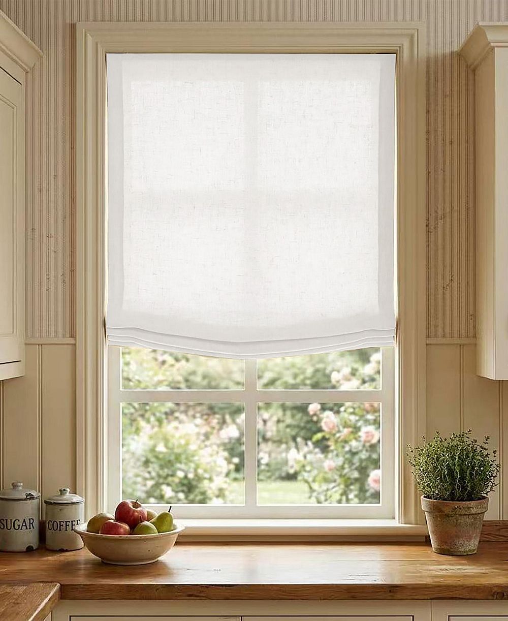 Ромская штора Shadisfy Soft Linen Blend Cordless Relaxed