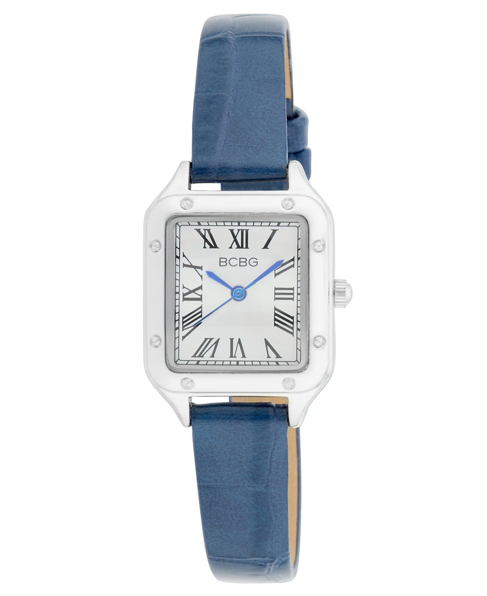 Женские часы BCBG Quartz Square Silver Stainless Steel 25mm