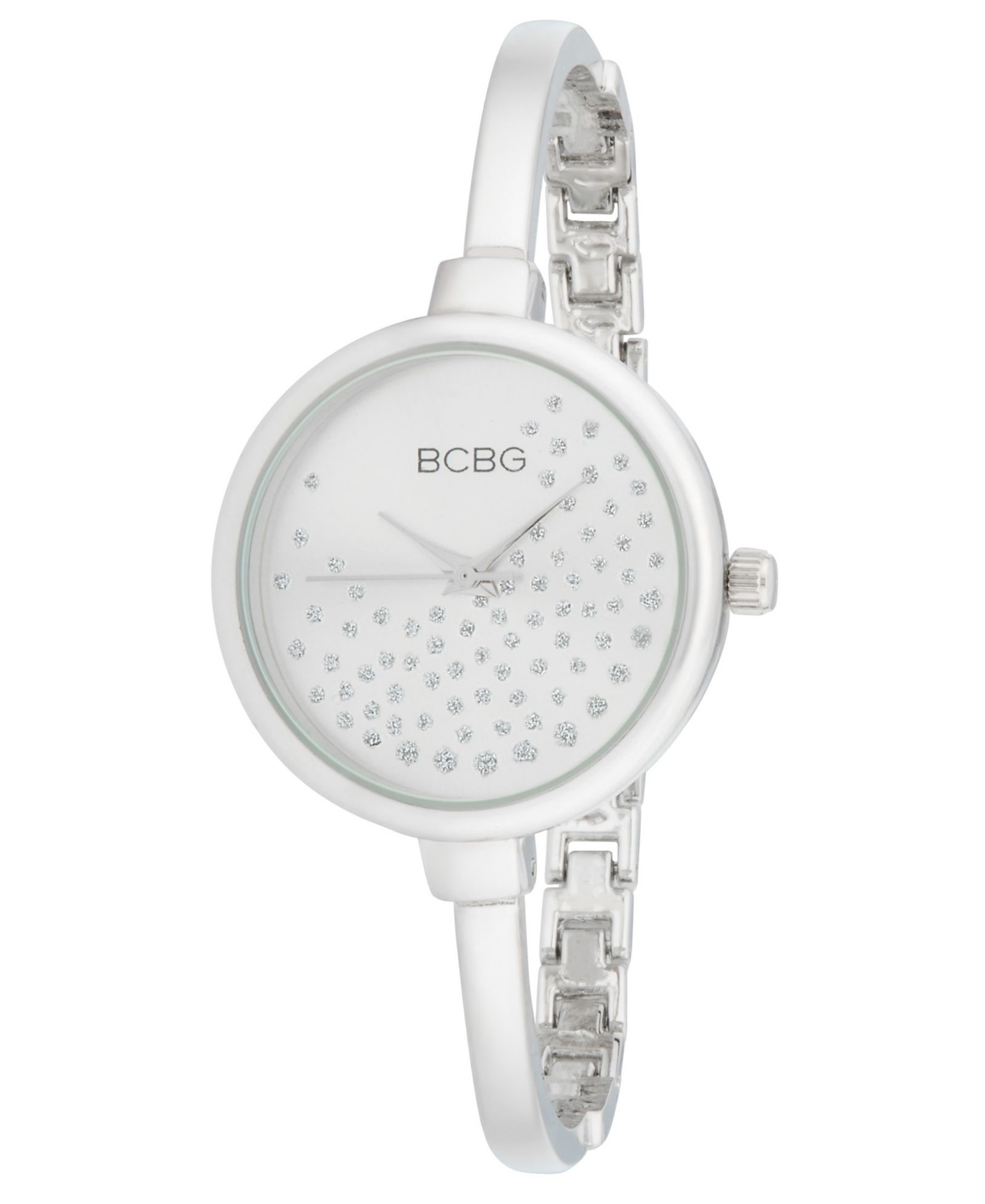BCBG Женские часы Quartz Round Silver Stainless Steel 32mm