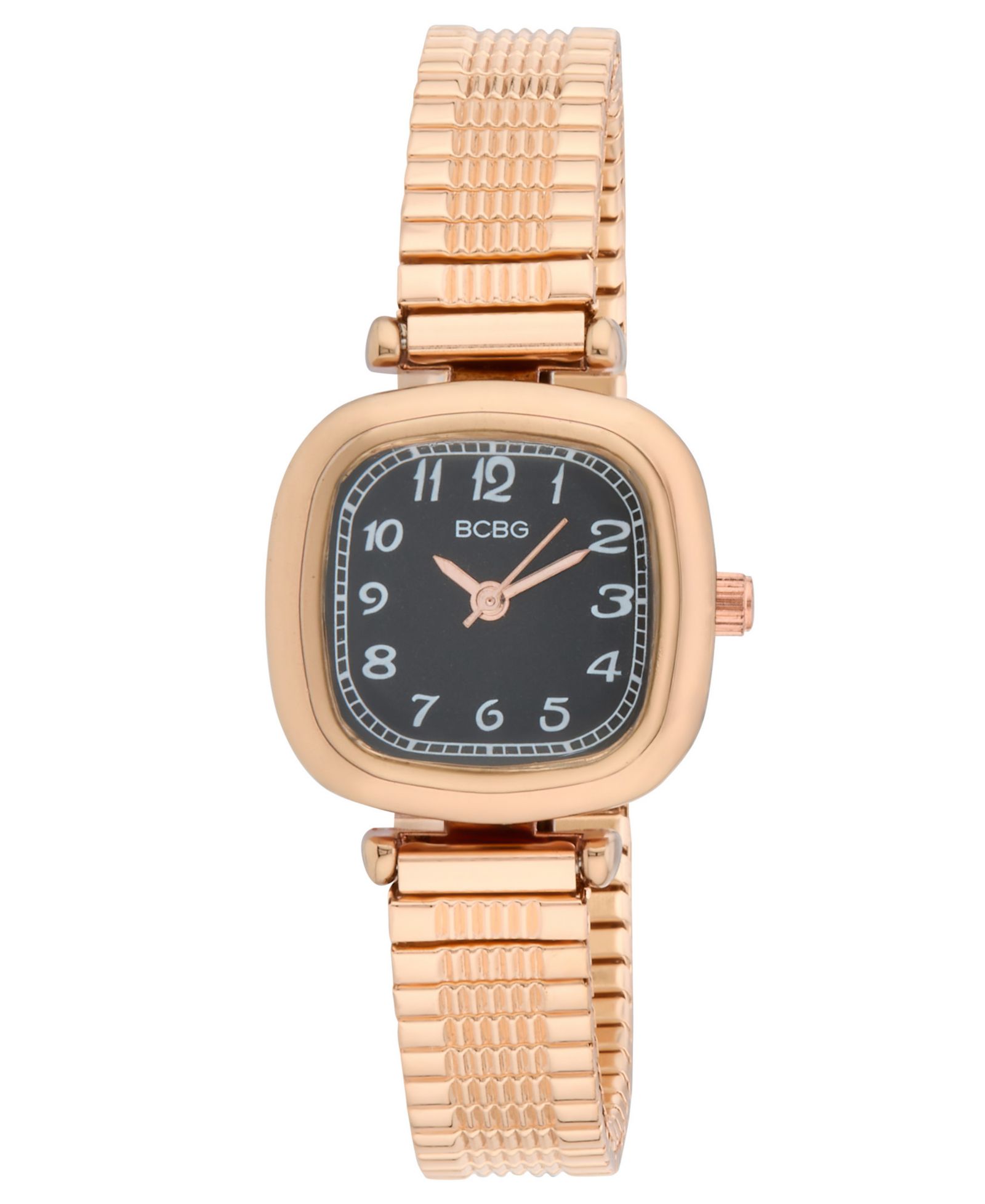 Часы BCBG Women's Quartz Round Rose Gold Stainless Steel 27mm