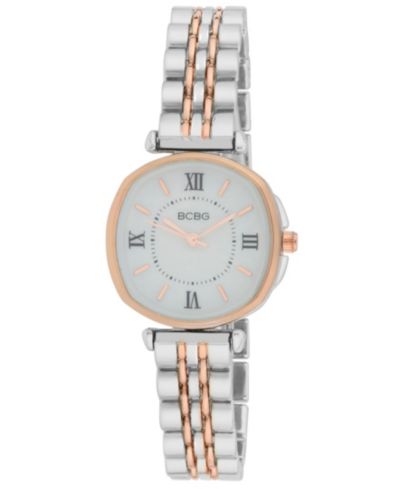BCBG Women's Quartz Round Rose Gold Stainless Steel Watch 28mm