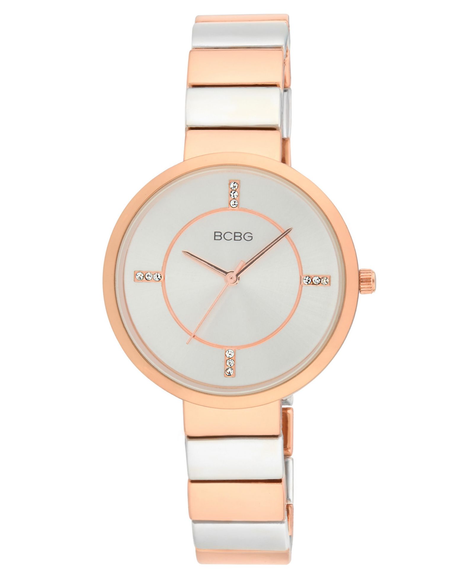 Женские часы BCBG Quartz Round Two-Tone Stainless Steel 36mm