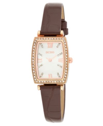 BCBG Женские часы Quartz Tonneau в корпусе из нержавеющей стали 26mm