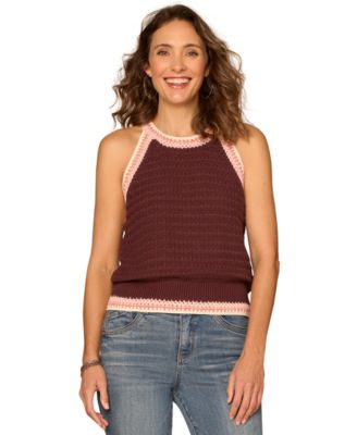 Трикотажный топ Democracy Petite Round Neck