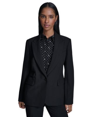 Блейзер KARL LAGERFELD PARIS Petite One-Button Notch