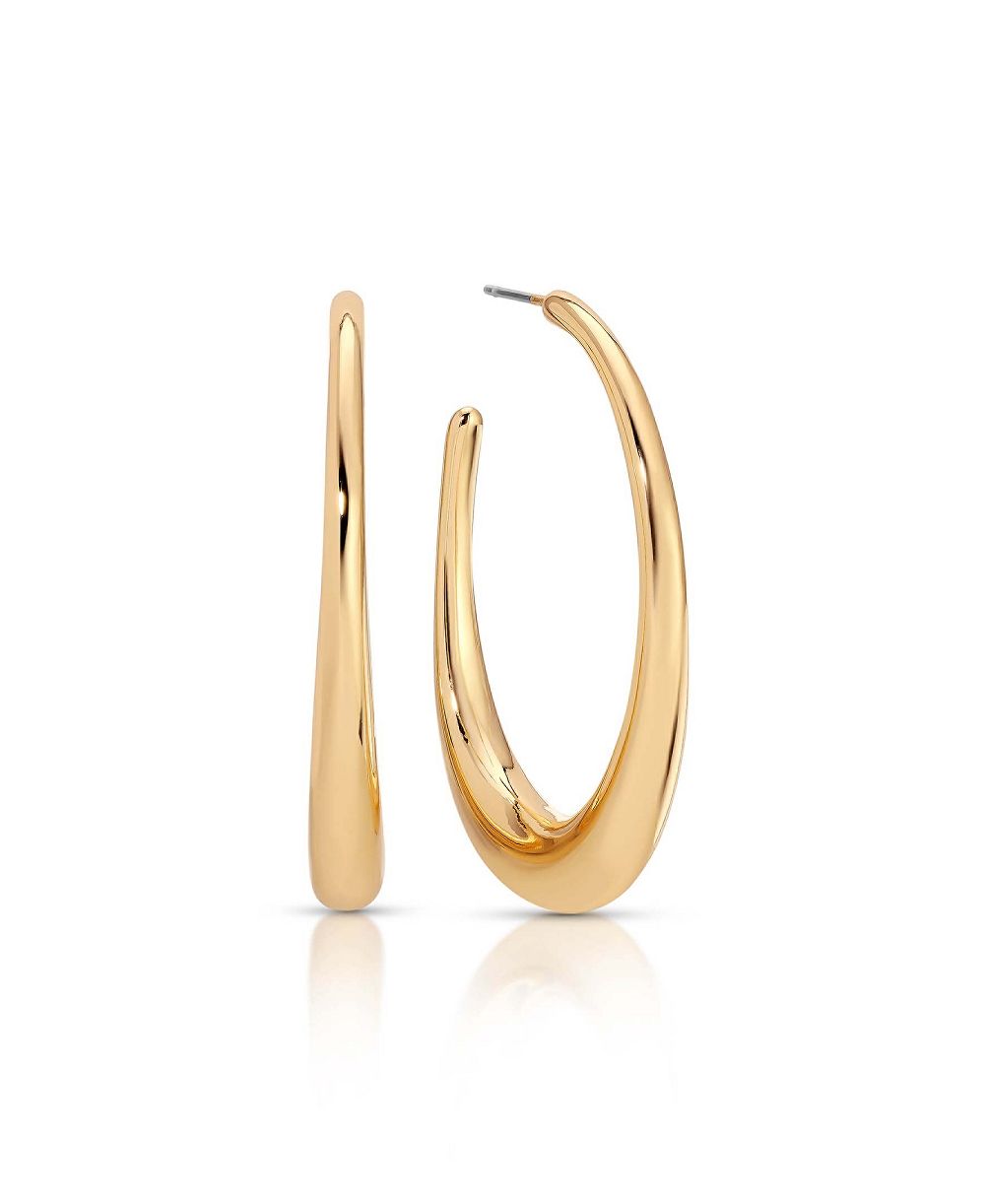 Серьги ETTIKA 18k Gold-Tone Plated Essential Gilded Hoop
