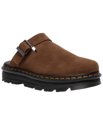 Женские замшевые слипоны-мюли Dr. Martens Zebzag Bronx