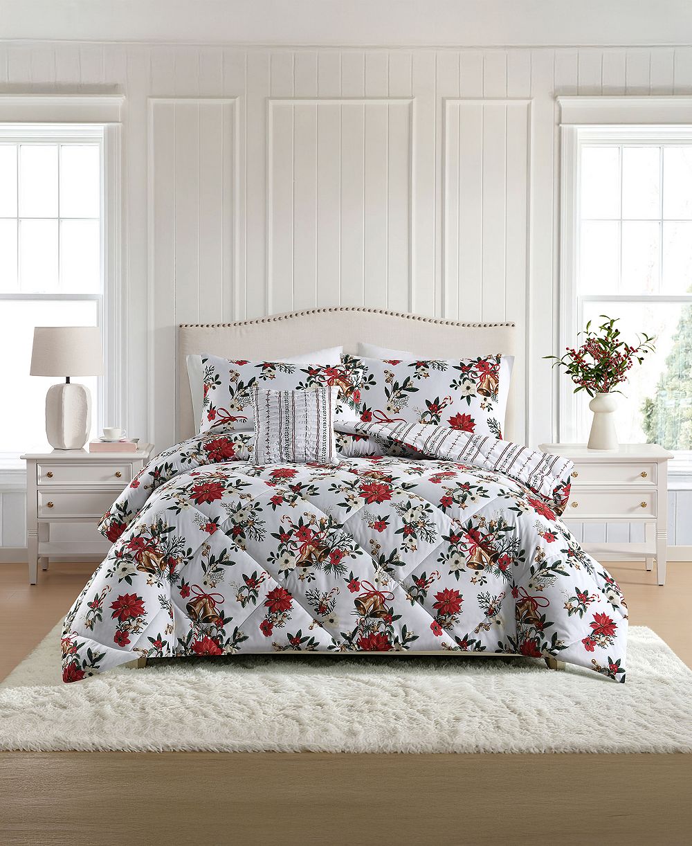 Комплект из 4 покрывал Lenox Christmas Trimmings, Full/Queen