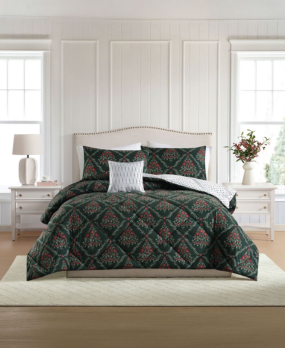 Комплект постельного белья Lenox Holly Tree, 4 предмета, Full/Queen