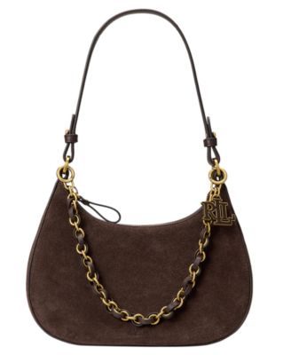 Lauren Ralph Lauren Мини-сумка через плечо Marcy Suede Zipper