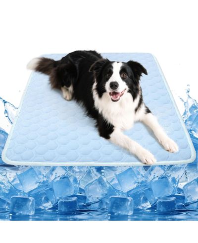 ARONKL Dog Cat Mat Self Cooling for Dogs Cats Washable Portable High Tech Fabric Breathable Summer