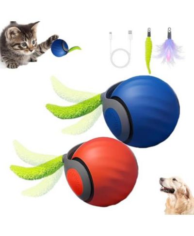 ARONKL Rechargeable Interactive Floppy Fish Cat Toy Tap-Activated 3 Flapping Modes Realistic Plush Kicker Toy for All Breeds