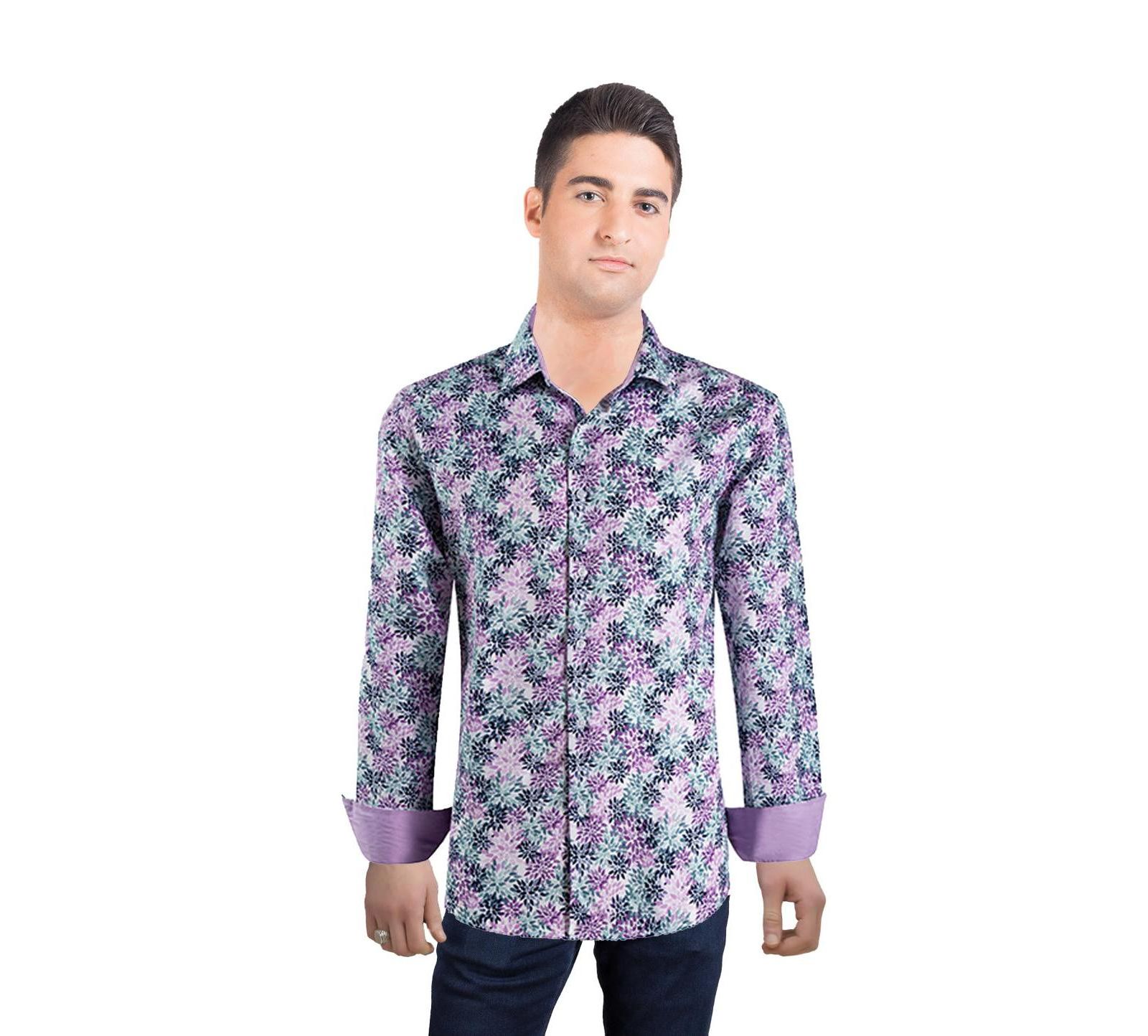 Мужская рубашка Elie Balleh Slim Fit Floral Button-Down