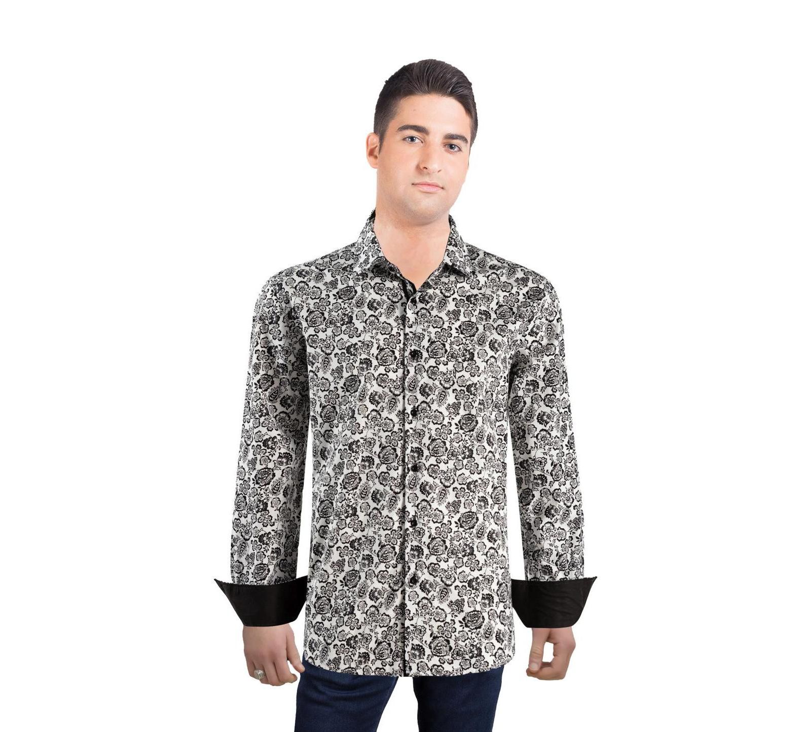 Рубашка Elie Balleh Men's Slim Fit Floral