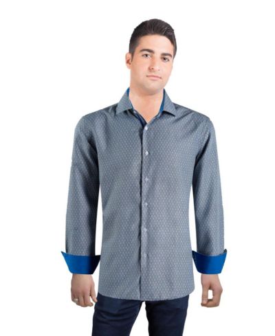 Мужская рубашка Elie Balleh Slim Fit Geometric Print Shirt