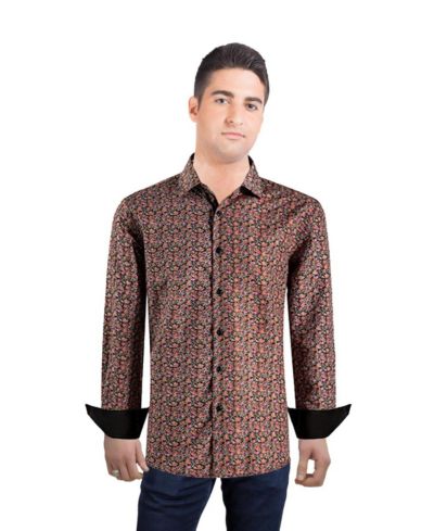 Elie Balleh Men's Slim Fit Paisley Print Button-Down Shirt By