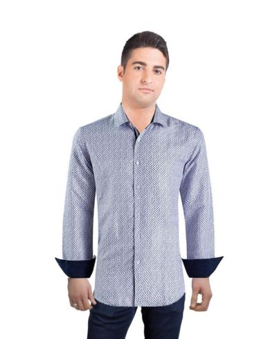 Мужская рубашка Elie Balleh Slim Fit с узором пейсли