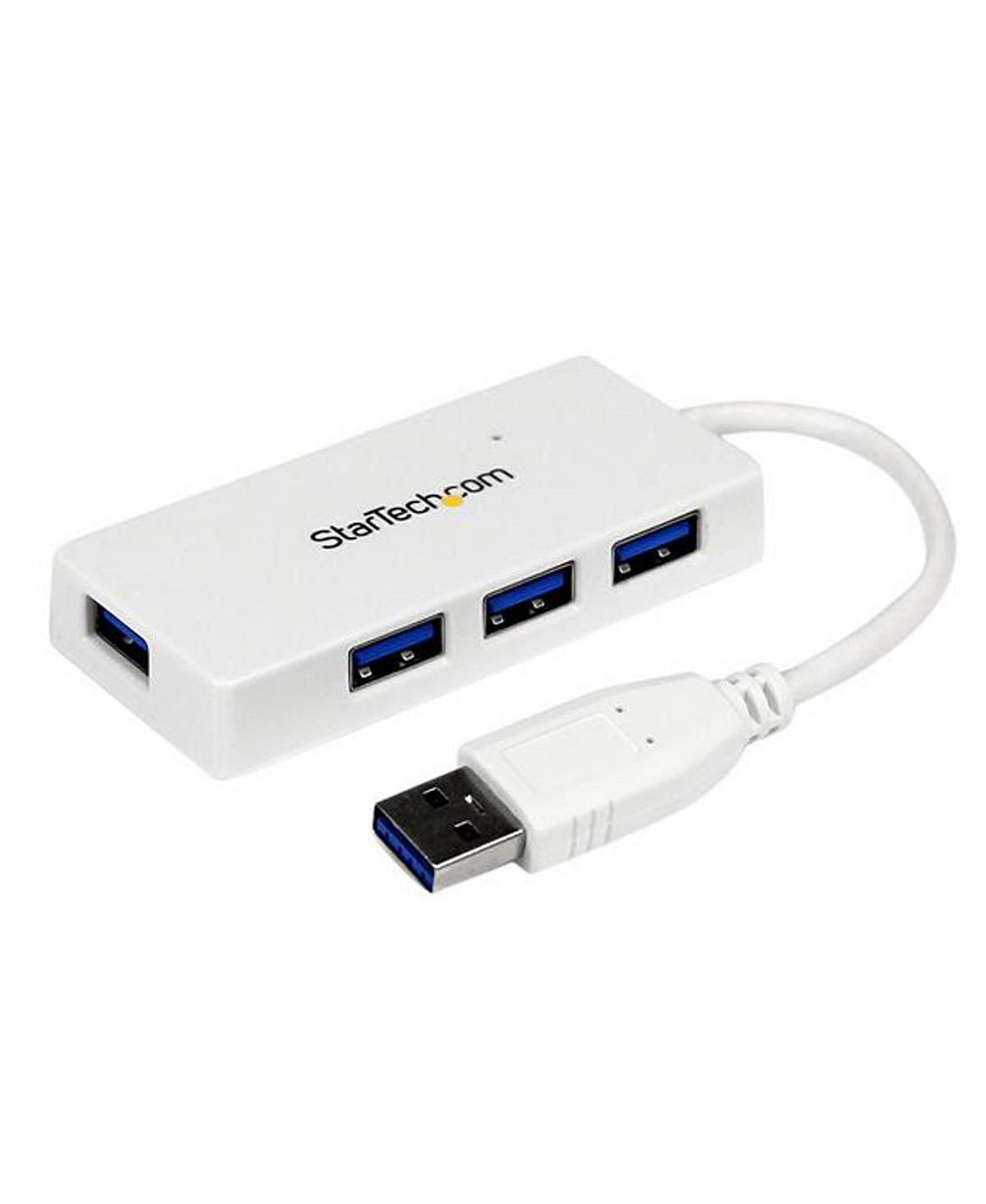 StarTech.com 4-Port SuperSpeed Portable Mini USB 3.0 Hub for PC/Mac
