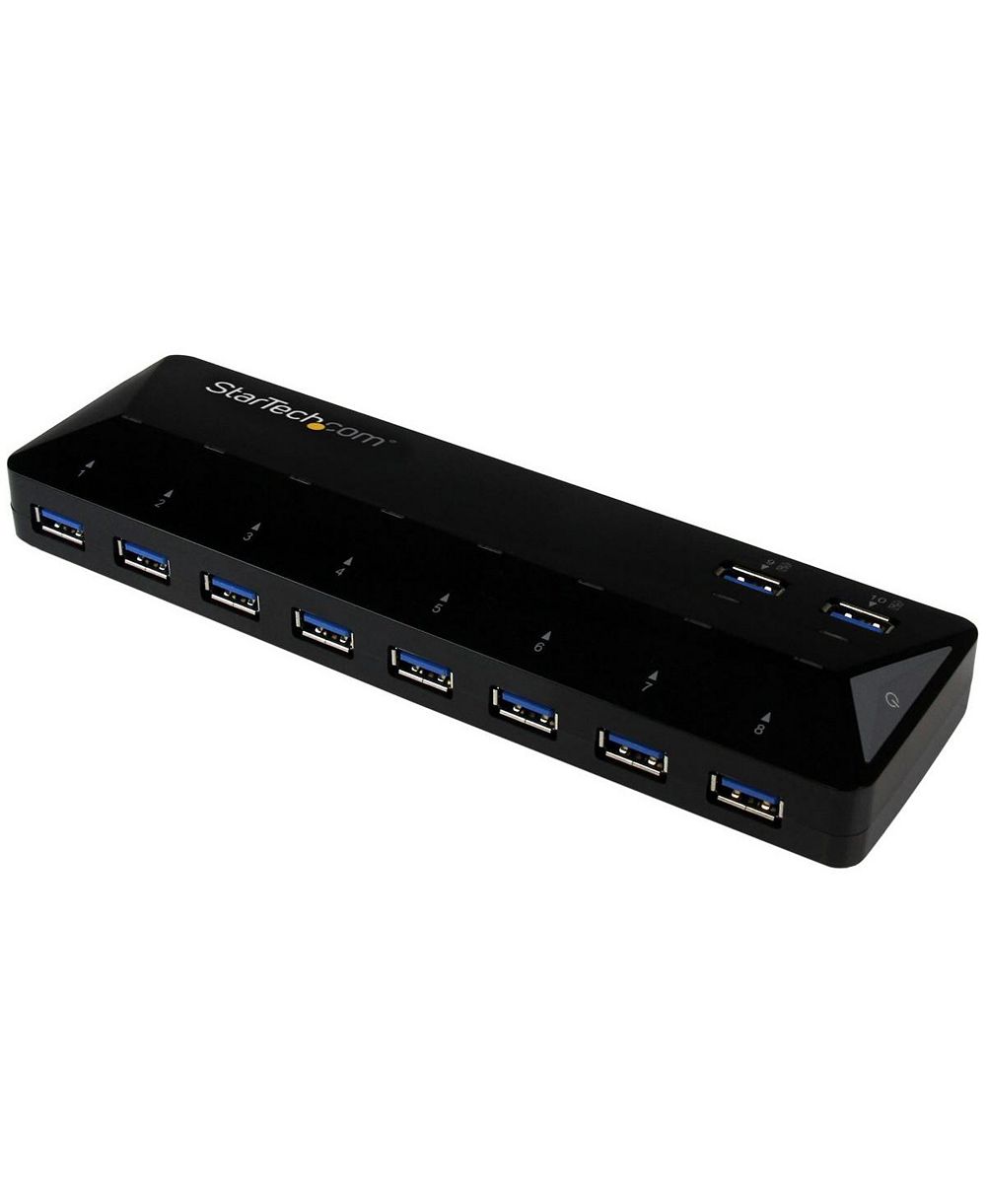 StarTech.com 10-Port USB 3.0 Charge-and-Sync Hub for Computers and Mobile Devices