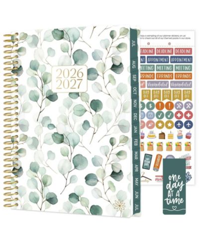 GNUADZ Boho Greenery 2026-2027 Academic Planner
