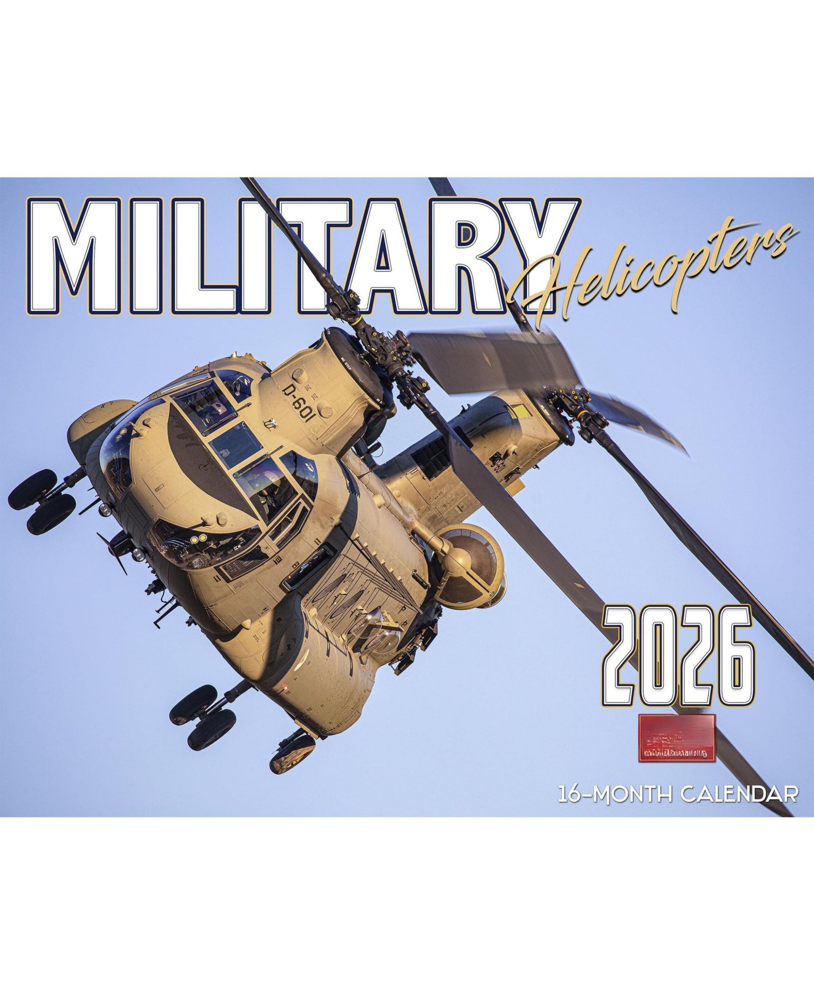 Настенный календарь GNUADZ 2026 Helicopters Wartime Edition