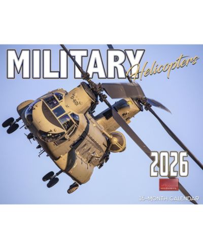 Настенный календарь GNUADZ 2026 Helicopters Wartime Edition