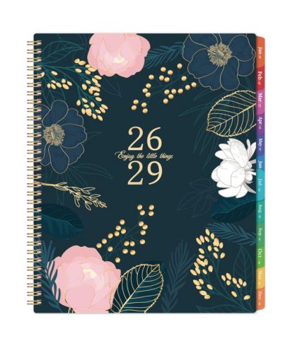 GNUADZ 2026-2029 Monthly Planner 3 Year Calendar Tabs Pocket Notes Twin-wire Binding