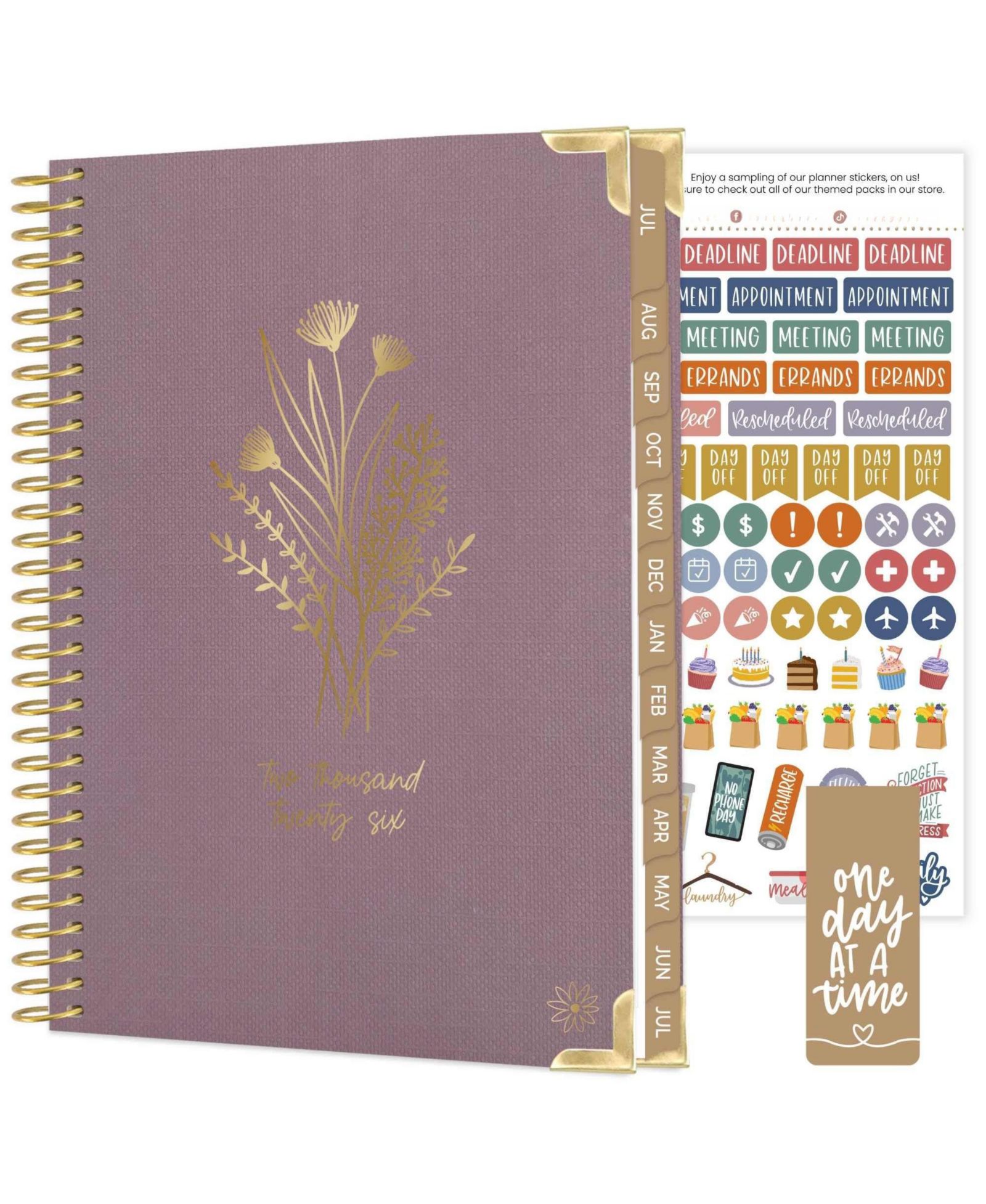 GNUADZ Hardcover Planner 2026-2027 Academic Year Monthly Weekly Agenda Book