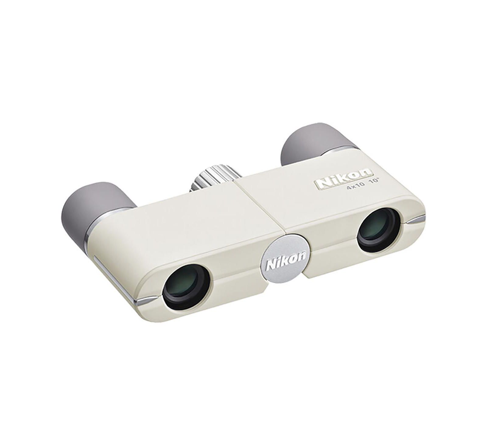 Nikon 4x10D CF Roof Prism Pocket Binoculars with 10 Degree Angle of View