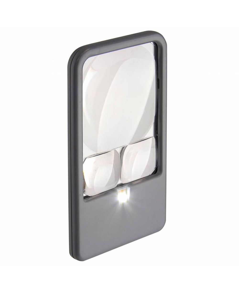 Карманный лупа Carson с LED-подсветкой, 2.5x / 4.5x / 6x