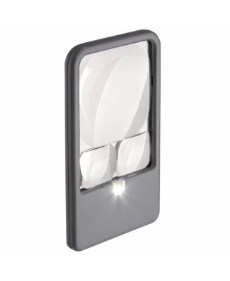 Карманный лупа Carson с LED-подсветкой, 2.5x / 4.5x / 6x