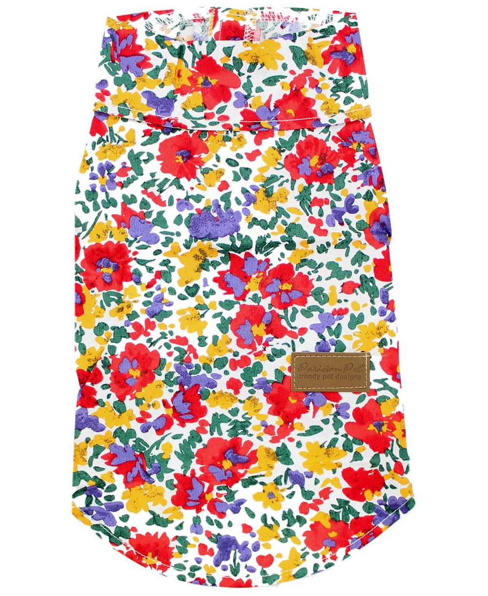 Parisian Pet рубашка Floral Artsy Camp