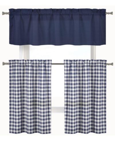 Kate Aurora Комплект кухонных штор Buffalo Check 3 PCS