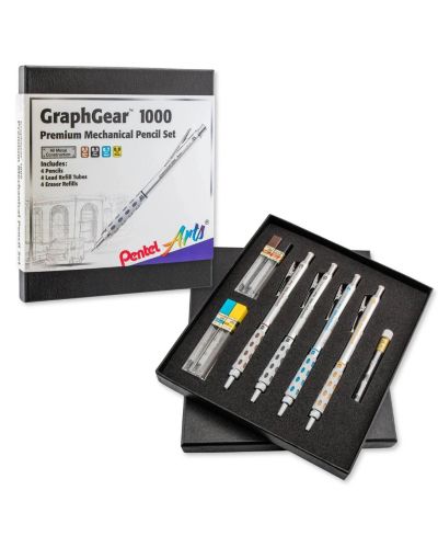 Набор механических карандашей Pentel GraphGear 1000 Collectors Set