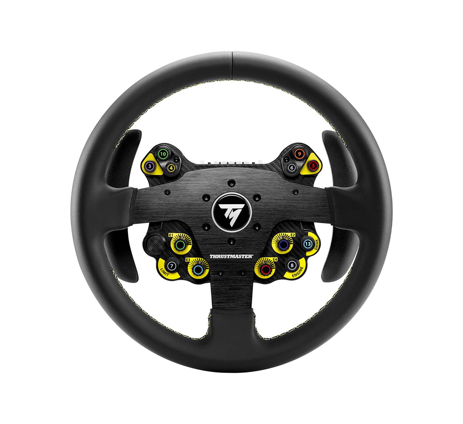 Thrustmaster EVO Racing 32R Leather Wired Paddle-Shifter Wheel Add-On for PS5, PS4, Xbox Series, Xbox One, PC