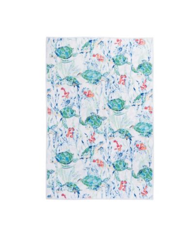 C&F Home Sea Turtle Cove Christmas Coastal 100% Cotton Dishtowel