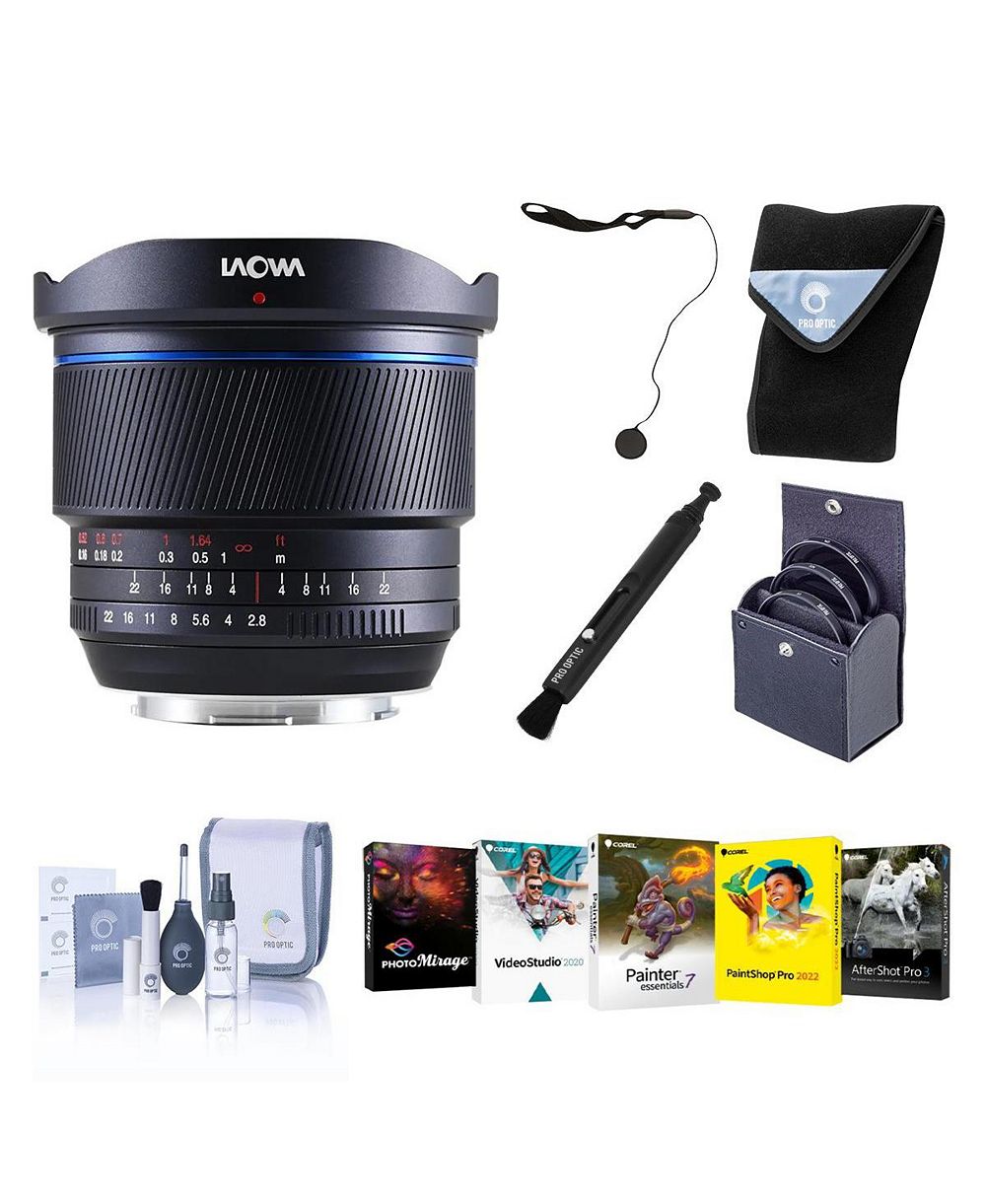 Объектив Venus Laowa 10mm Zero D для Sony E, ручной фокус, комплект с фильтром 77mm, ПО, чехол и набор для чистки